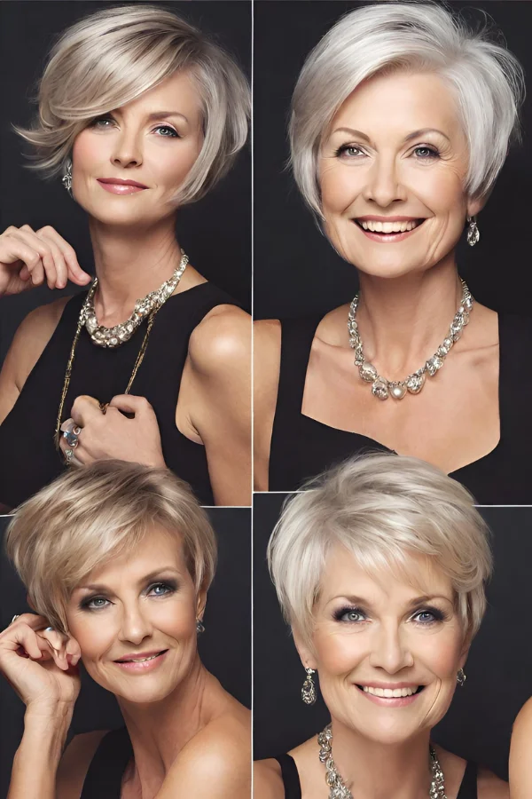 40 Popular And Simple Short Hairstyles For Older Woman 2024 1900