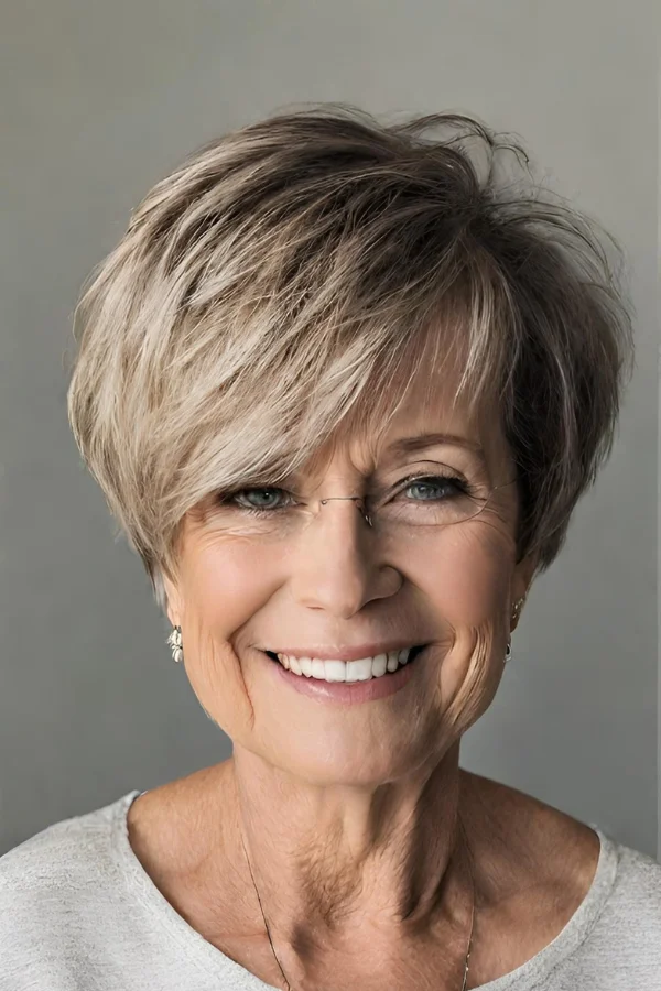 40+ Popular and Simple Short Hairstyles for Older Woman 2024